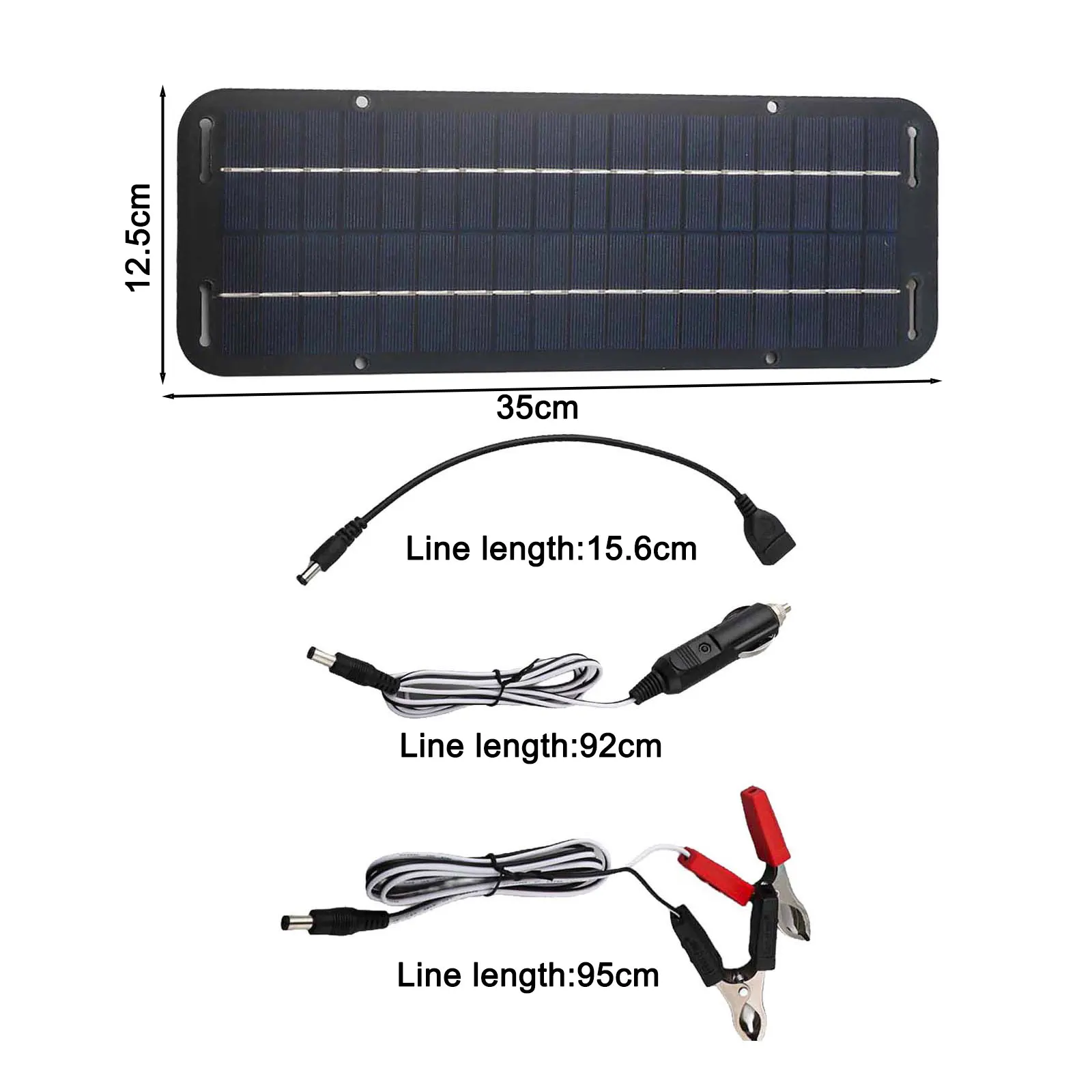 30W Solar Charger System IP65 Car Battery Solar Panel Charging Kit 18V Solar Battery Charger Board For Car RV Boat Motorcycle