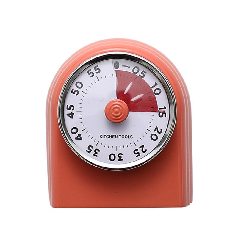 60 Minute Kitchen Visual Timer No Battery Mechanical Countdown Clock Alarm Tool