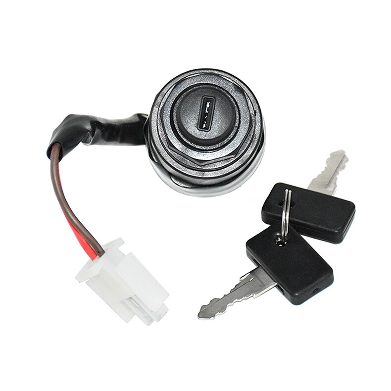 Ignition Key Switch &amp; Keys for Yamaha Golf Cart Gas Or Electric G11 G16 G20 G21 G22 1996-2004 JN8-82510-09: Default Title