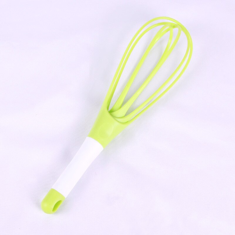 1Pc Mixer Eiklopper Stiring Leggen Apparaat Draaibare Kloppend Manual Klop Draaibaar Folding Keuken Gadget Cake Bakken Tool: green