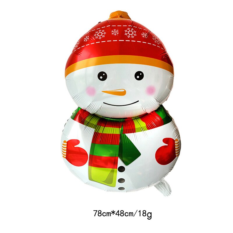 Christmas Decor Santa Claus Aluminum Foil Balloon Balloon Year Christmas For Home Years Xmas Party Decoration: 03