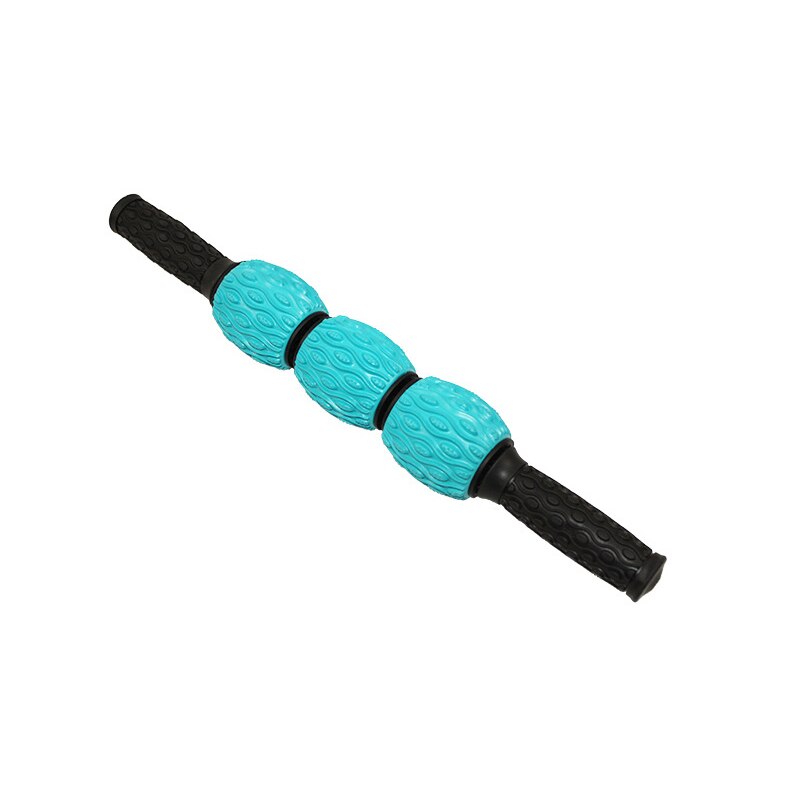 Yogablock pilates foam roller multifunktionell massagerulle muskelvävnad för fitness gym yoga pilates sport: Blå