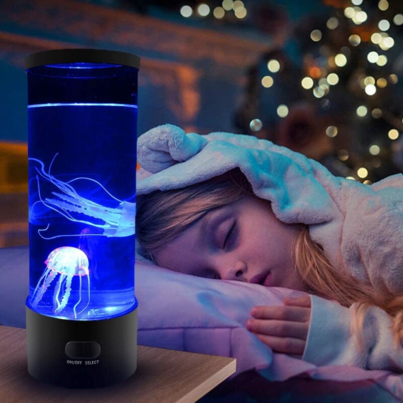 ! Lava Lamp,3D Lifelike Jellyfish Aquarium Tank Table Lamp, Futuristic Decor Mood Lamp For Room Mood Light For Relax