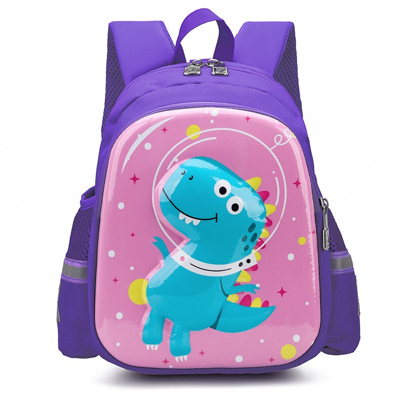 Sacs à dos pour enfants, cartable de dessin animé, pour garçons et petites filles: purple