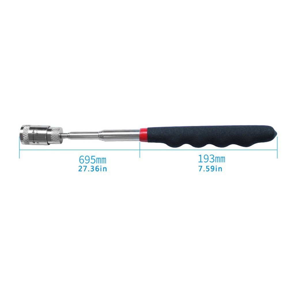 Durable Magnetic Retractable Pickup With Led Light Telescopic Powerful Iron Bar Magnetic Suction Rod