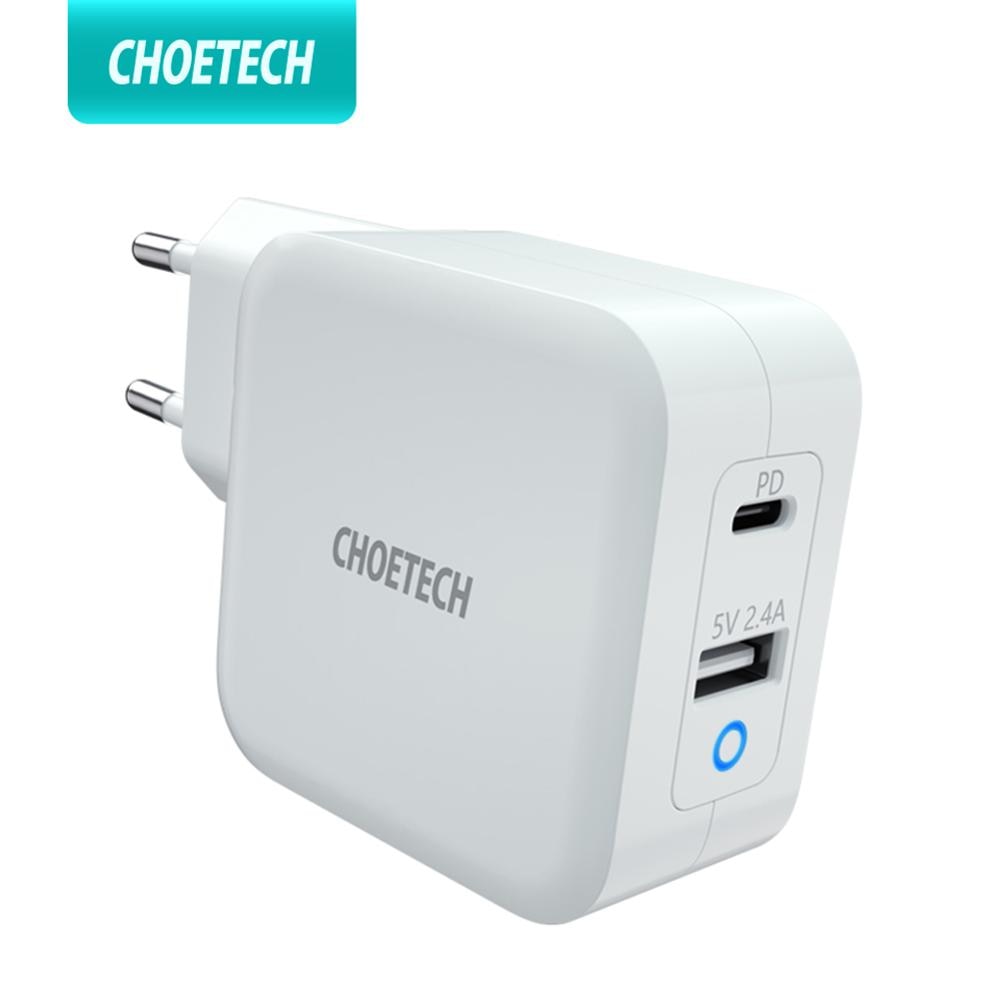 Choetech Gan Charger 65W Usb Type C Pd 3.0 Fast Charger Travel Wall Charger Voor Iphone 11 Macbook Pro xiaomi Samsung Dell Ipad