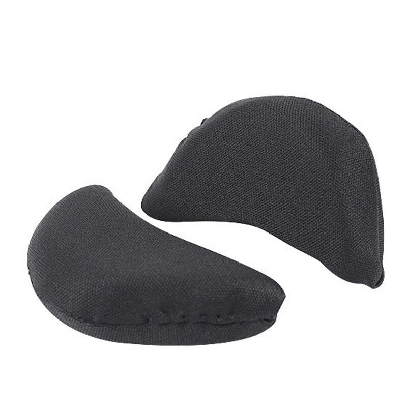 1Pair Sponge Forefoot Insert Toe Plug Half Forefoot Cushion Anti-pain Big Shoes Toe Front Long Top Filler Shoes Adjustment: Black