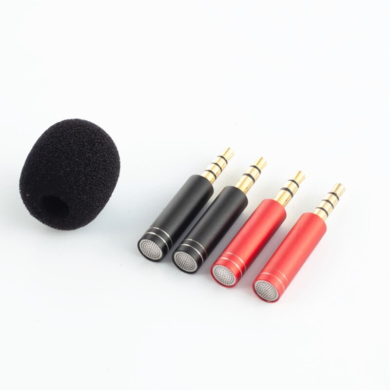 Mini Condenser Microphone Metal Small Microphone Loudspeaker Sound Card K Song Outdoor Live Mobile Phone Sound Card Microphone