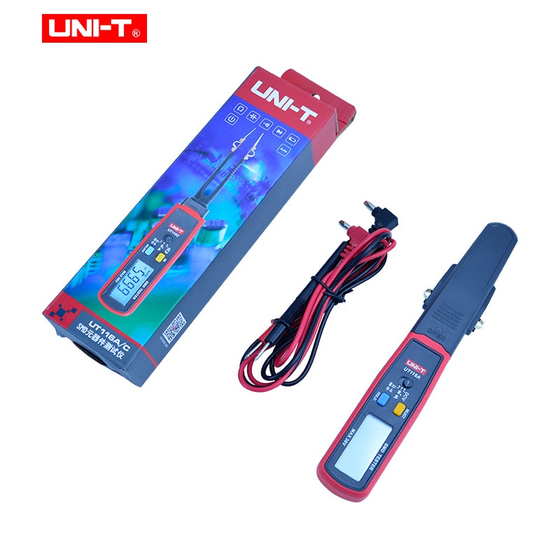 UNI-T Smd Tester UT116A UT116C Multimeter Auto Range Weerstand Capaciteit Diode (Rcd) Led Zener Dcv Continuïteit Batterij Tester