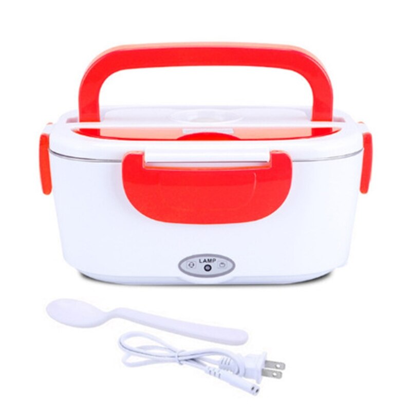 Boîte à déjeuner chauffante électrique Portable 12/110/220V, boîtes à Bento pour voiture, nourriture riz: R