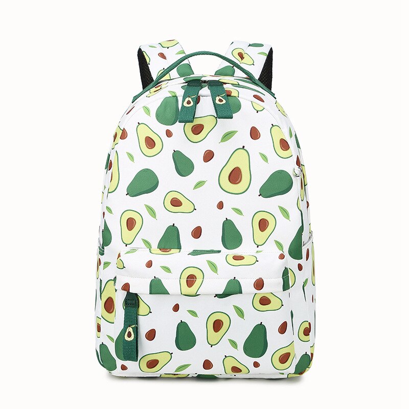 Atinfor imperméable à l'eau femmes fruits impression sac à dos adolescent sac à dos mignon fille voyage sac à dos sac à dos cartable