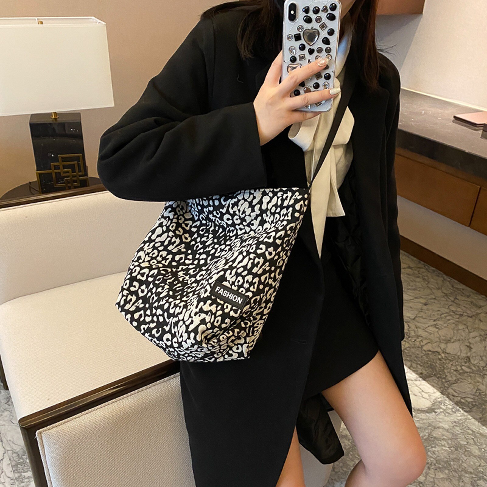 Zebra Print Vrouwelijke Messenger Bag Retro Vrouwen Schoudertas Casual Rits Schoudertassen Bolsa Mujer # C