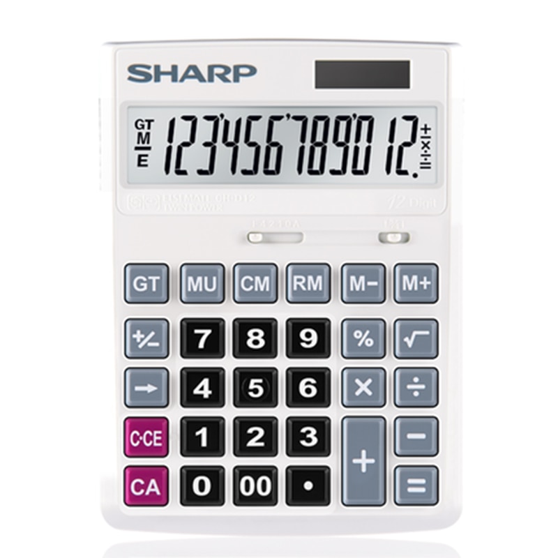 Sharp CH-G12 Large Desktop Calculator Business Office Financial Accounting Computer