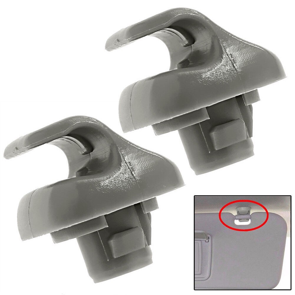 Clip para visera solar, accesorio para Honda 98-07 Accord 96-04 Civic 07-11 CR-V 03-05, novedad, 2 uds.