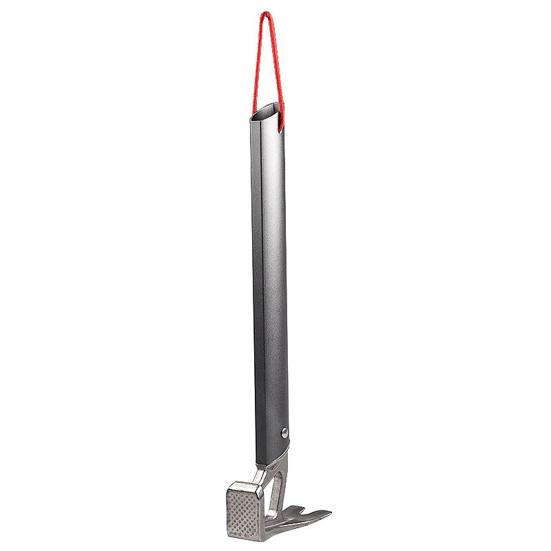 Martillo para tienda de campaña al aire libre, alpinismo, senderismo, tirador de clavos de acero inoxidable