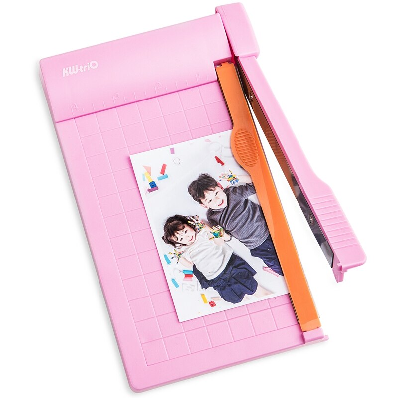 KW-TRIO Portable A5 Paper Trimmer Photo Paper Guillotine Built-in Ruler Paper Cutter Cutting Tools Machine Office Stationery