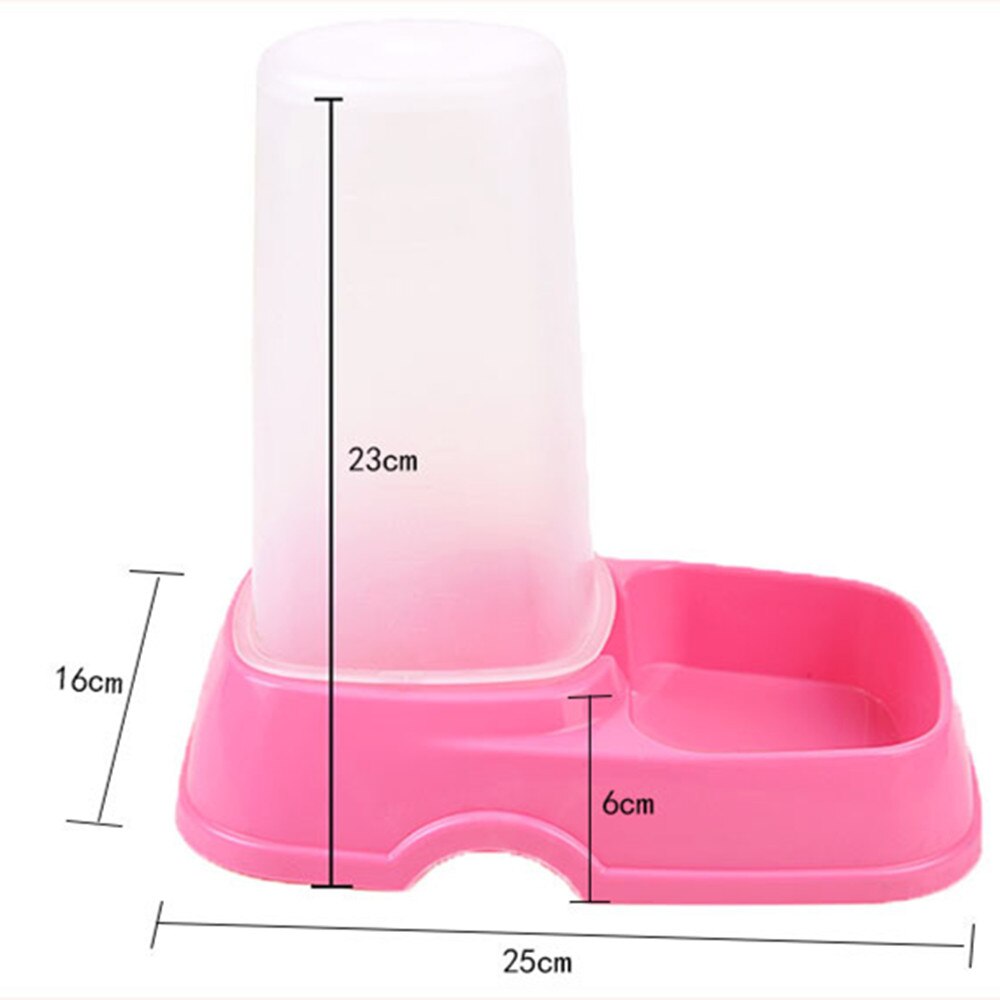 3.75L Cats Dogs Automatic Pets Feeder Self-Dispensing Gravity Dog Water Food Dispenser Bowl Pet Feeder and Automatic Drinkers