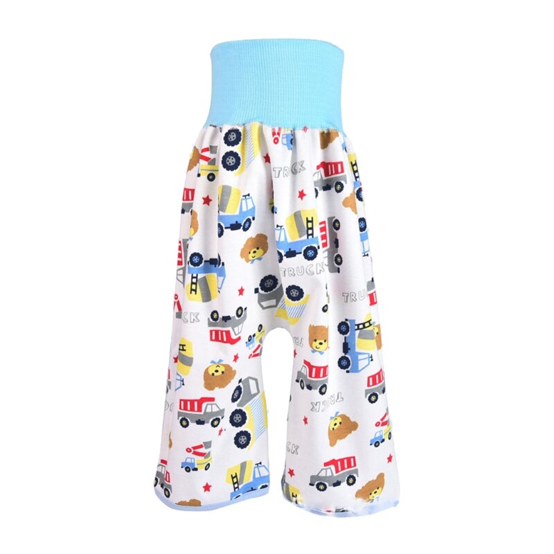 2 in 1 comfortabele babyluier rok shorts puur katoen anti-bedplassen waterdicht absorberend wasbaar trainingsluierbroekje: 9