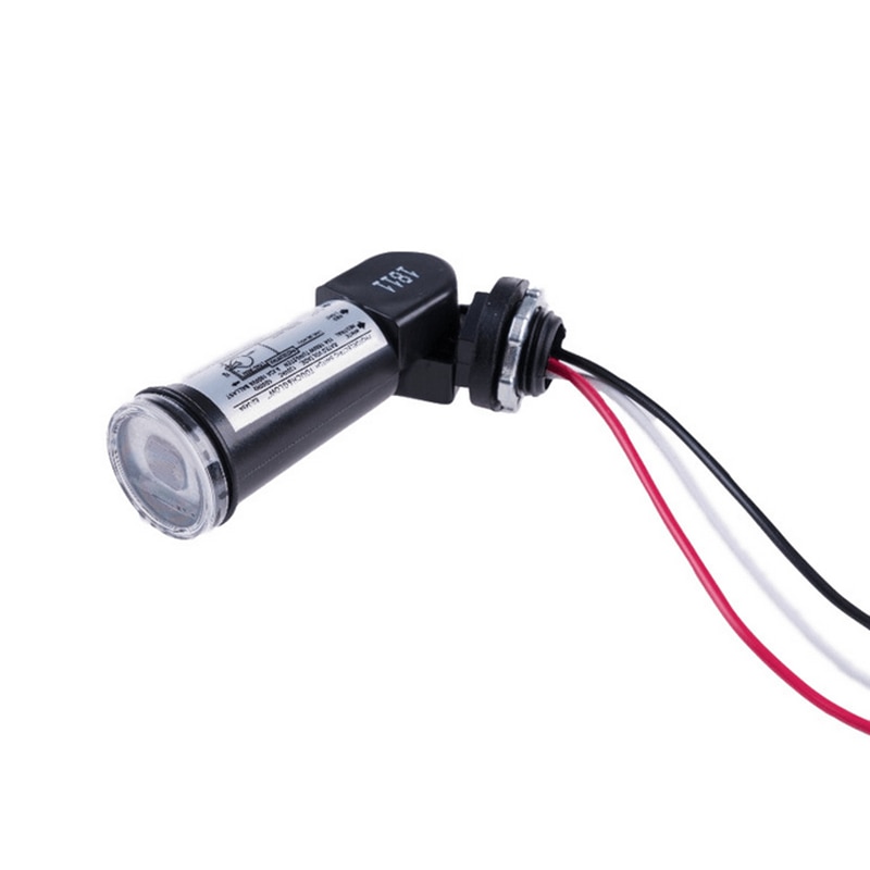 Sensor de fotocélula LED giratorio para exteriores, Sensor de Fotocélula de Control, 120/220V, 10 unidades