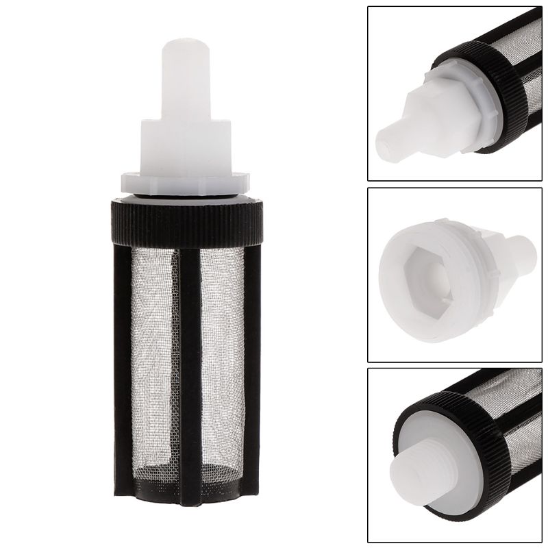 Waterinlaat micropomp filter roestvrij staal net kunststof frame irrigatie schone slang accessoires voor 7mm/8mm voor aquarium