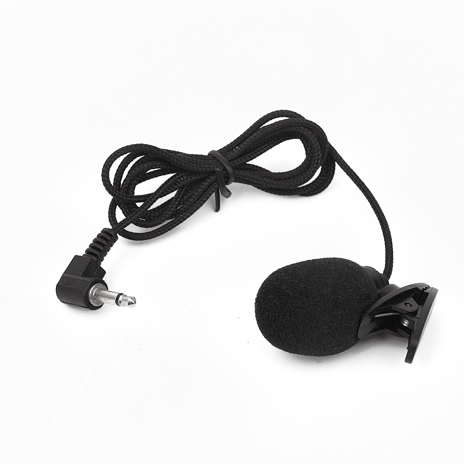 Mini micrófono externo con cable de 3,5mm, Mini micrófono de voz de estudio con Clip en solapa, micrófono de escenario para altavoz, 1 ud./3 uds.: Blanco