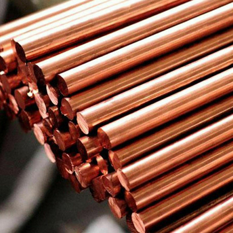 1 Uds varilla de cobre de varios tamaños, barra redonda de cobre de metal rojo de diámetro procesamiento de metal 3/4/5/6/8mm, longitud 100/150/200/250/300mm