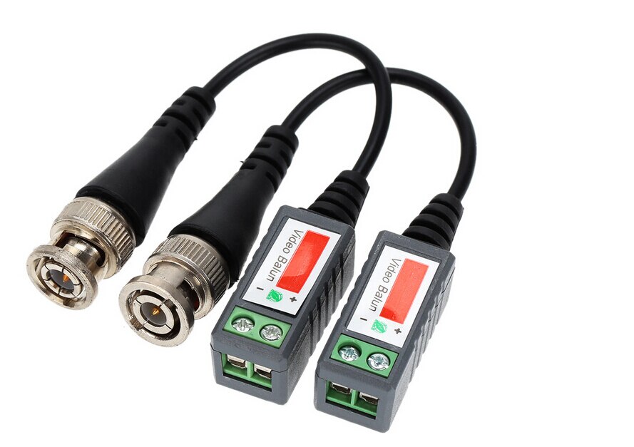 10 stks ABS Plastic CCTV Video Balun CCTV Accessoires Passieve Transceivers 2000ft Afstand UTP Balun BNC Kabel CAT5 Kabel