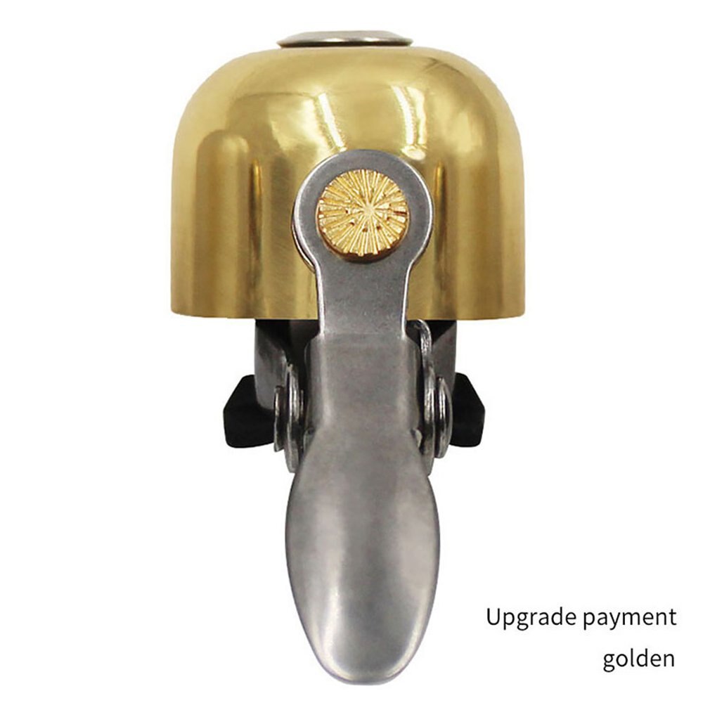 Bicycle Bell Folding Bike Retro Bell Mountain Bike Bell Horn Bicycle Cycling Accessories Bicycle Bell: gold 1