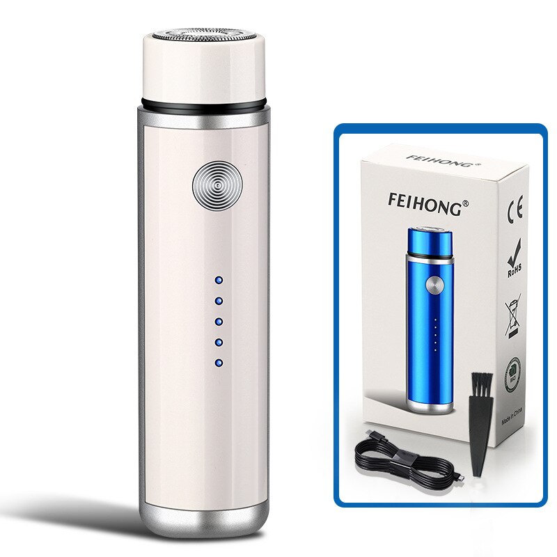 1Pcs Mini Elektrische Scheerapparaat Mannen Draagbare Elektrische Scheerapparaat Scheerapparaat Usb Opladen Mannen Scheerapparaat Gezicht Full Body Scheerapparaat voor Man Vrouw: WT1