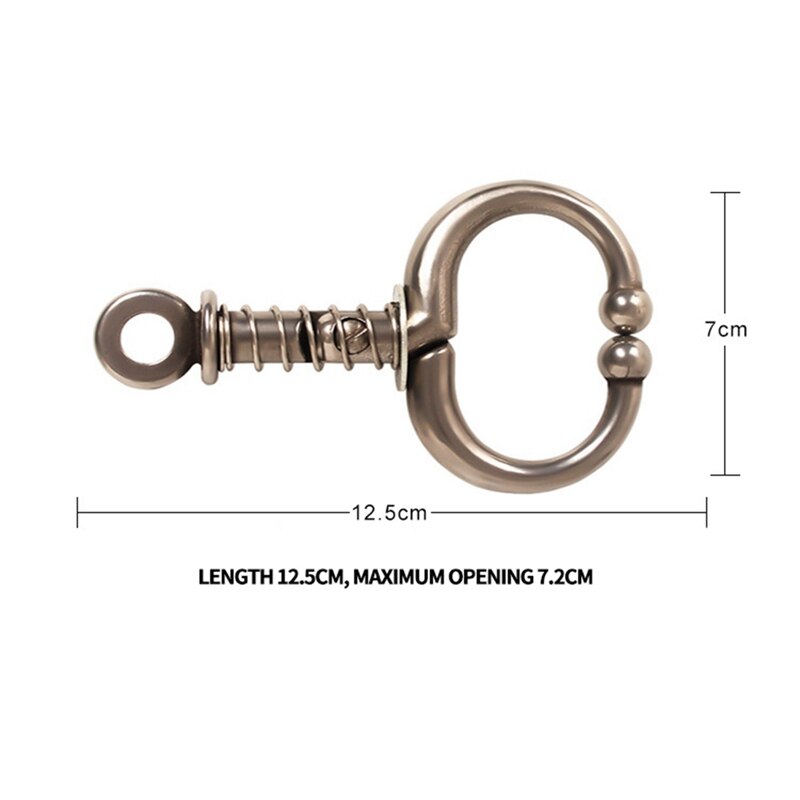 Cattle Pliers Stainless Steel Cow Nose Pliers Spring Self-Locking Bull Nose Pliers Livestock Tool For Farm Ranch