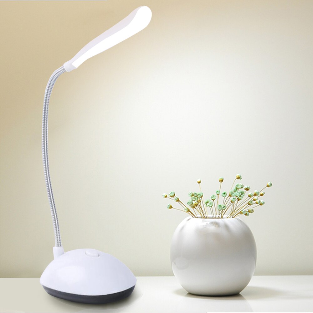 LED-bureaulamp Oogbescherming Leeslamp AAA-lamp op batterijen Opvouwbaar creatief nachtlampje voor lezen, studeren, slaapkamer