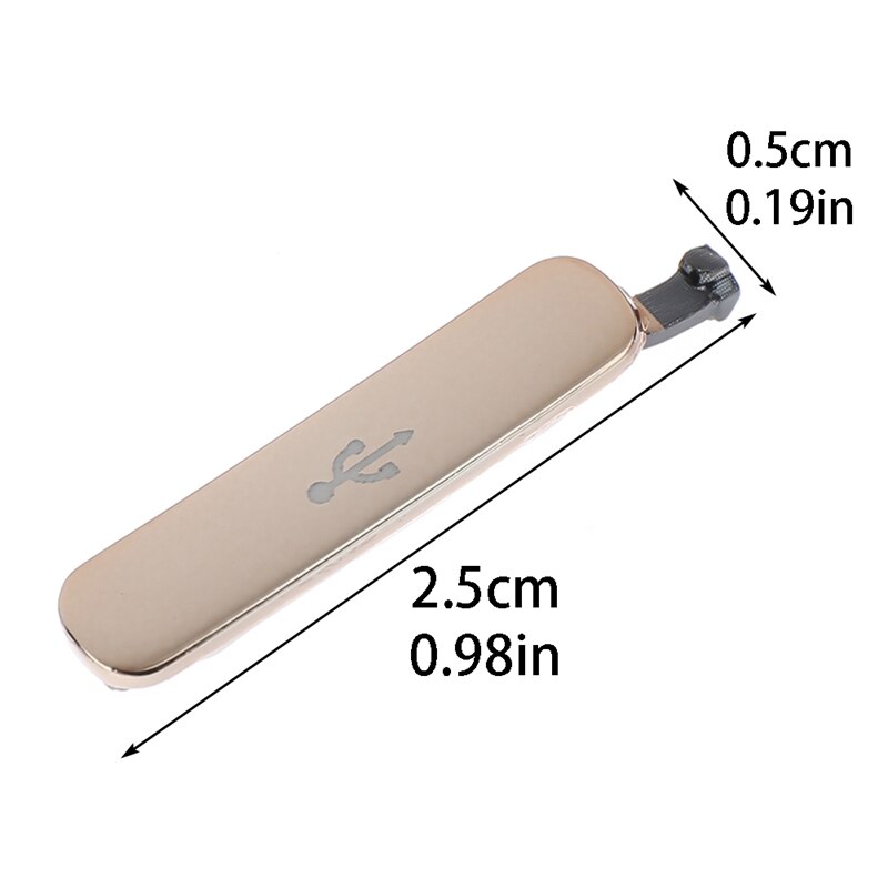 USB Charge Port Flap Cover for Samsung Galaxy S5 G900F i9600 Charge Port Dust Plug Mobile Cell Phone Dustproof Plug