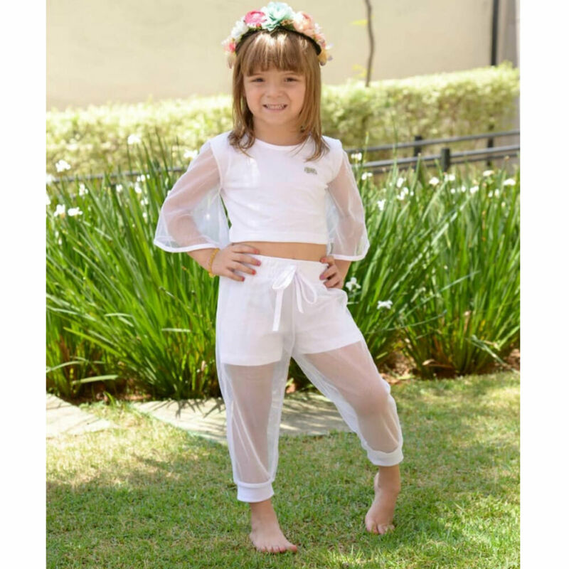 Toddler Baby Girl Kid Clothes Sets 1-5Y Lace Shining Short Sleeve Tops Pants Sets Formal Party Clothes