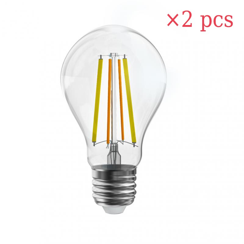 SONOFF – ampoule intelligente WIFI 7W E27, 1/2/5 pièces, lampe LED sans fil, Filament lumineux, application eWelink, commande vocale, fonctionne avec Alexa Google Home: B02-F-A60 2pcs
