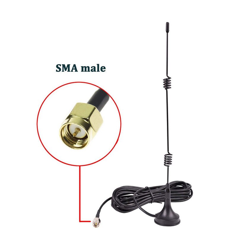 Para cámara inalámbrica CCTV Wifi Antena de extensión Sucker 3 metros Cable extensor