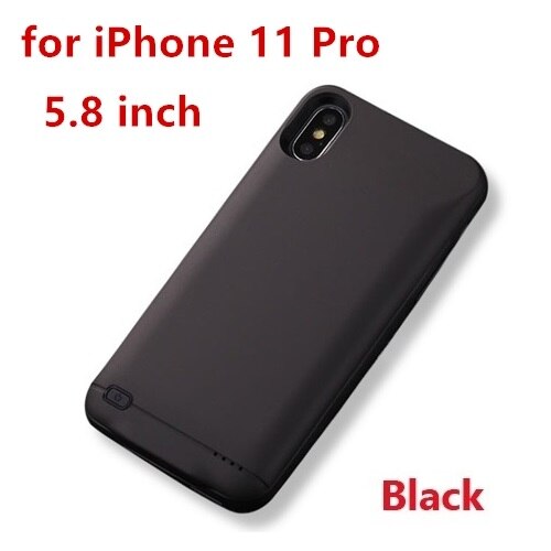 Hot 10000mAh ładowarka Case dla iphone 6 6s 7 8 Plus Power Bank etui do ładowania dla iphone 11 Pro XS Max 6s power bank Case: 11 Pro Back