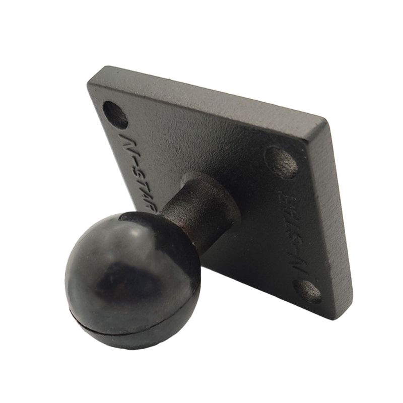Base quadrata in alluminio con testa a sfera per supporto Ram per Garmin Zumo/TomTom