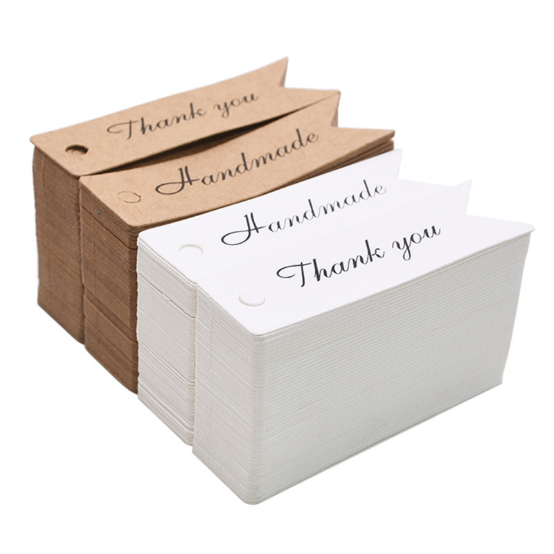 50/100 pcs Kraft Paper Tags Heart Kraft Paper Tags for Arts and Crafts Wedding Thanksgiving Christmas Birthday Party