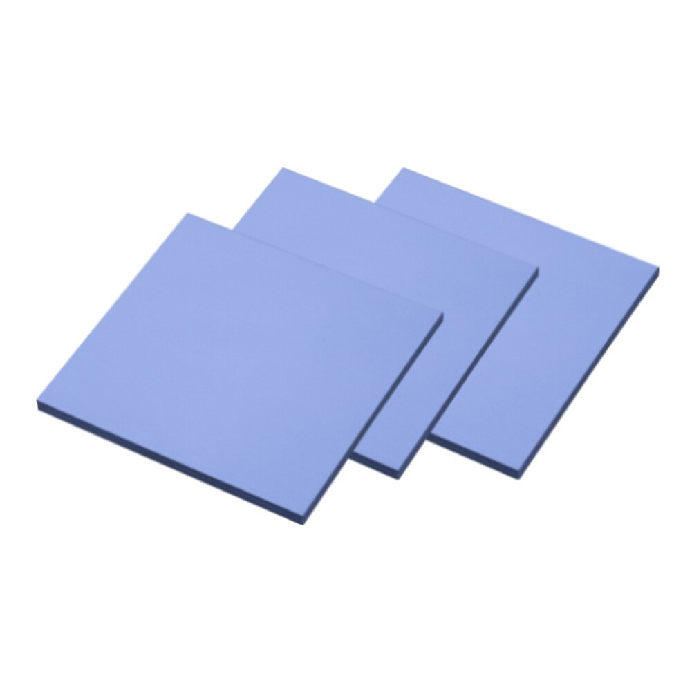 Buffering Square Soft Reusable CPU Cooling For Laptop Shock Absorption Silicone Pad Thermal Conductive Heatsink Sound Absorbing