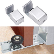 Sliding Door Limit Anti-sway Device Door Holder Locator Floor Guide Roller Wall Mounted Home Improvement Hardware Door Stopper