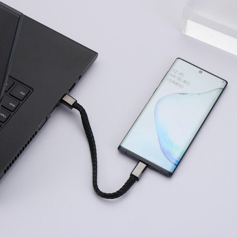Nowy styl rodzaj USB C kabel robić transmisji danych skórzana bransoletka moda mini przenośny ładowanie szybki kabel synchronizujący i ładujący bransoletkę z nadgarstkiem