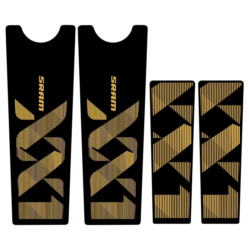 Pegatina de manivela de águila XX1 para bicicleta de montaña, pegatina de manivela AM DH, pegatinas de bielas de montaña, calcomanías brillantes de para sram: Multicolor