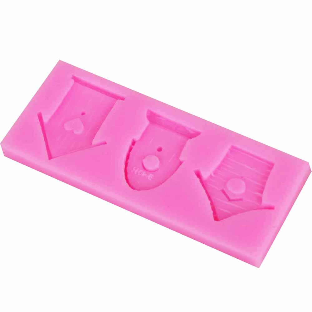 Byjunyeor Cartoon Vogel Huis Epoxy Uv Hars Siliconen Mallen Fondant Cake Decorating Mold Chocolate Candy Hars Klei Mallen M763