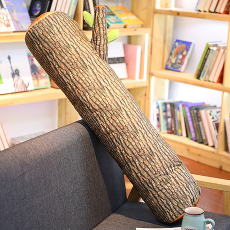 Creatieve Stump Kussen Kussen Ronde Kussen, Grote Leuke Boom Lange kussen Cilindrische Removabl & wasbare Voor Mannen Vrouwen: 4