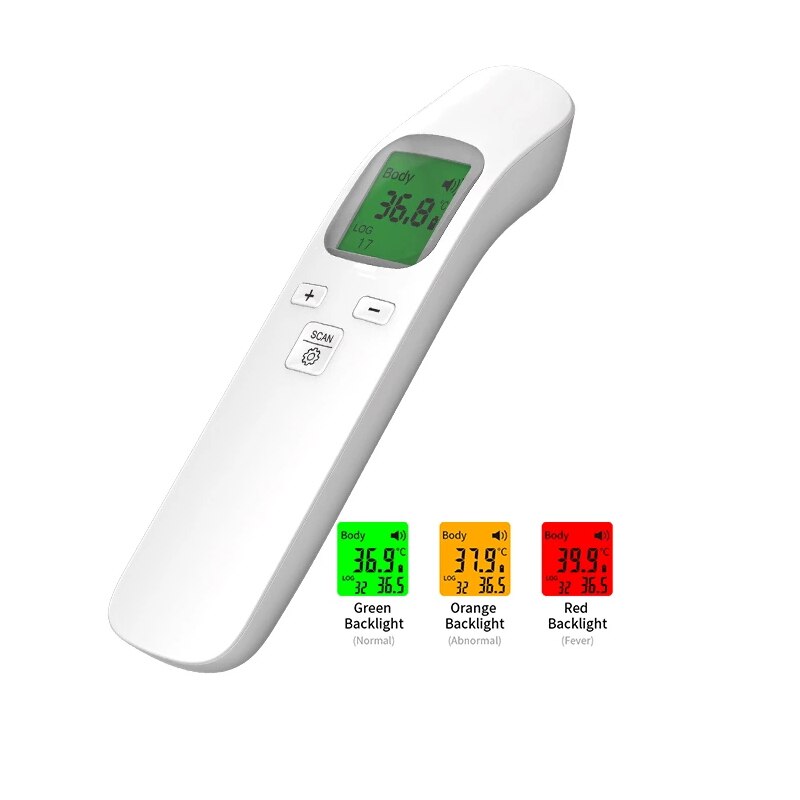 Infrarood Thermometer Menselijk Lichaam Voorhoofd Non-contact Temperatuur Digitale Ir Thermometers Hoge Koorts Voorhoofd Thermometer