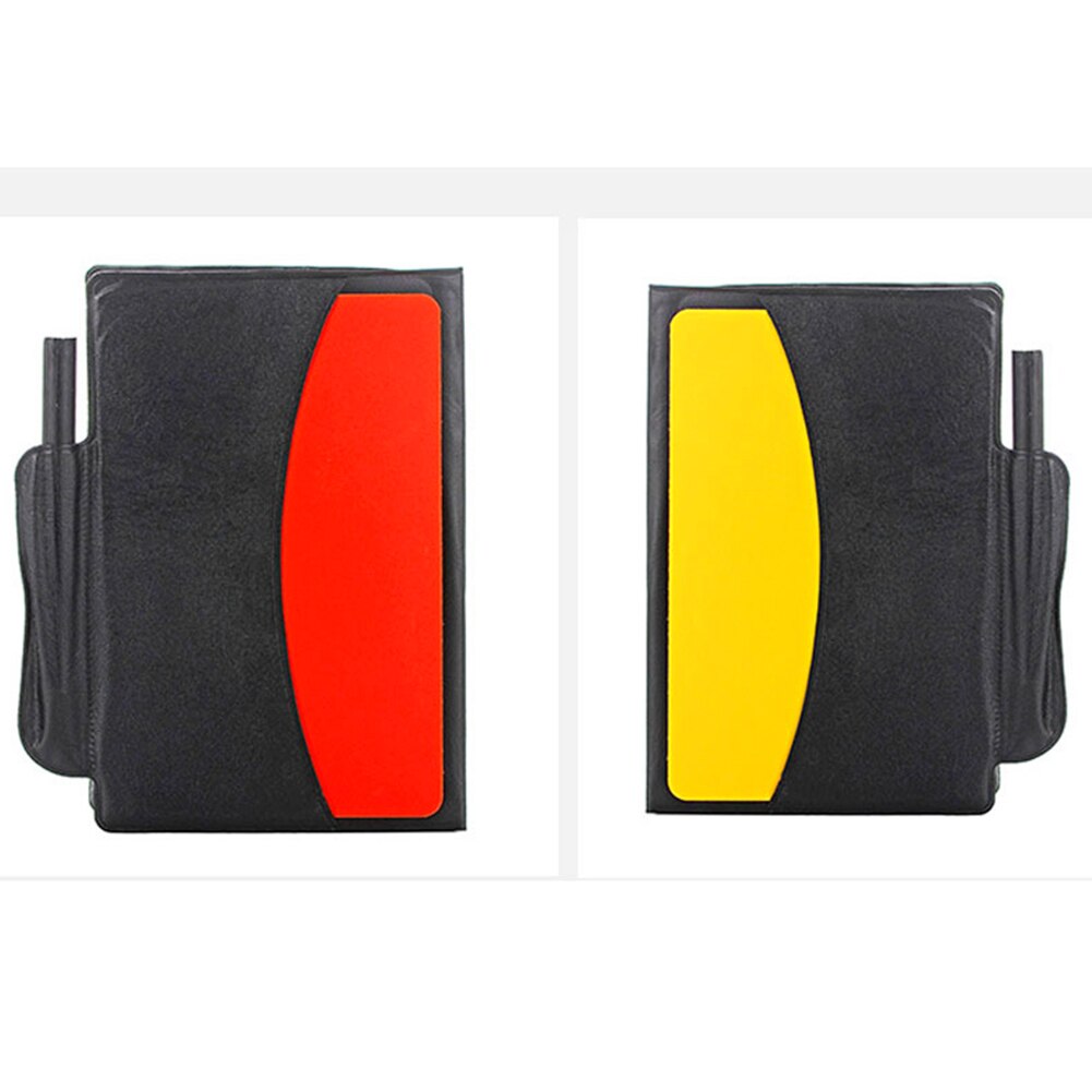 With Case+Pencil Soccer Referee Red/yellow Cards Training Accessories Convenient Portable Sport Match For Soccer Games
