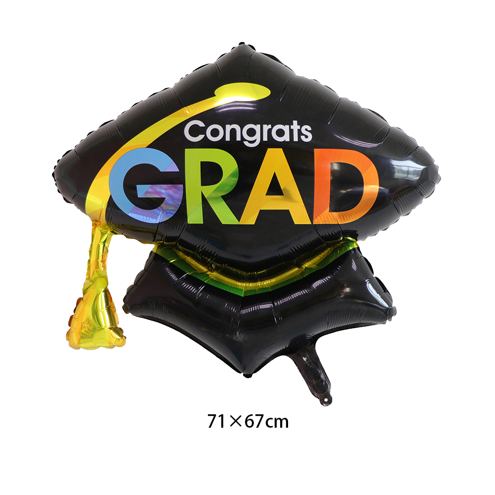 Congrats Graduation Party Tablecloth Table cover supplies Congrats Grad Tablecloth Congrats Grad Party decoration Banner: GRAY