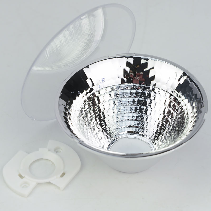 92mm Large Optical Reflector Lens Spherical Surface Parabolic Reflector Bow COB light source Reflection cup 1PC