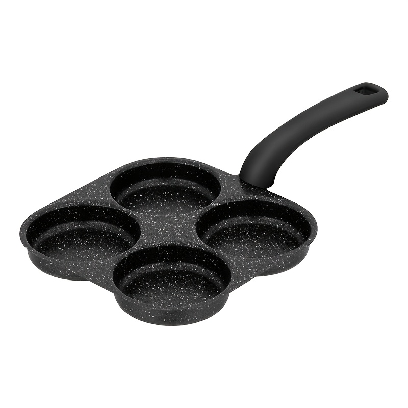 Egg Frying Pan Nonstick Pancake Pans 4-Cups Cookware Pancake Pan Egg Pan Suitable for Gas Stove Induction Cooker