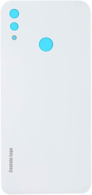 Vitre arrière pour Huawei Nova 3i couvercle de batterie boîtier de porte arrière pour Huawei NOVA 3i couvercle de batterie + objectif de caméra INE-LX1 LX2: White No Lens